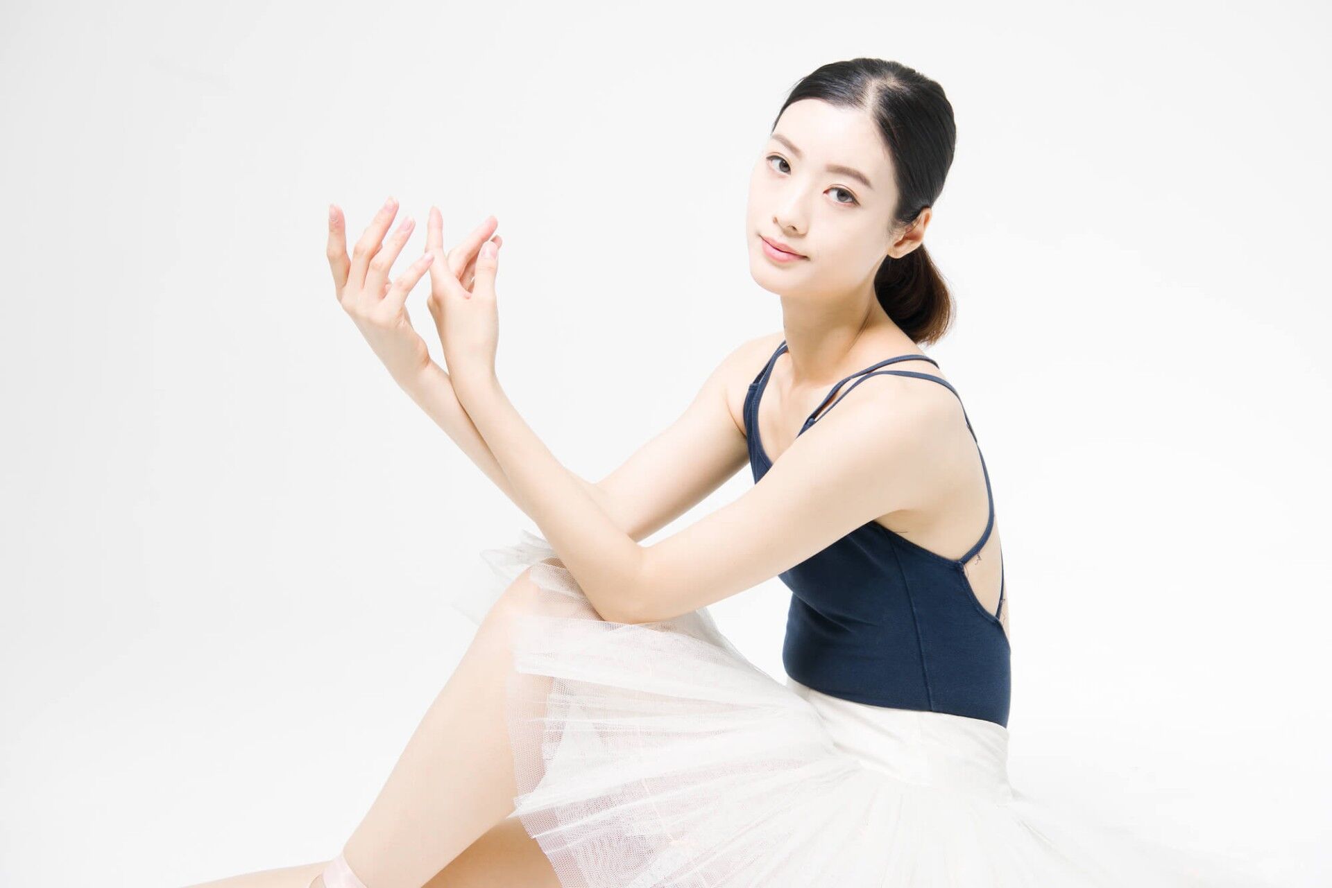 引き締まった女性